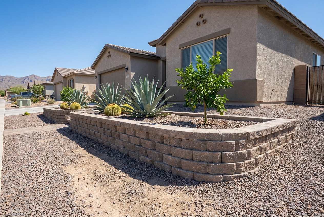 Retaining Walls & Planters in Tolleson AZ